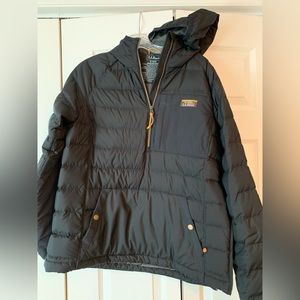 LLBean Down Pullover
